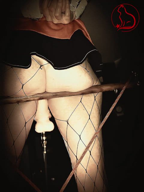 TIED UP, ON A SWING, FUCKED BY A MACHINE [F]