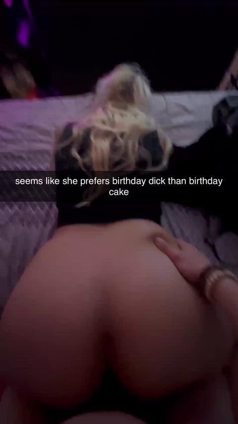 Her bf got her a birthday cake but seems like it’s not enough for her