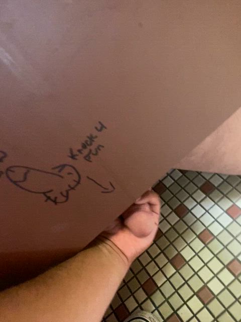 Took a video lending a helping hand understall in the college bathrooms