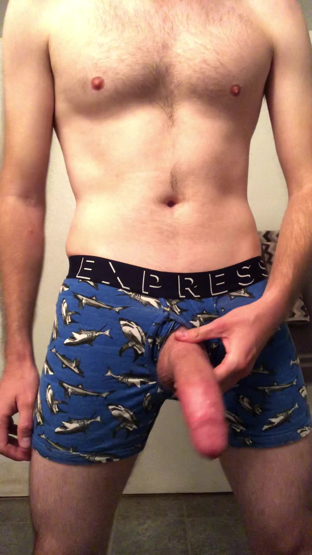Cumming into my hand and stroking with it
