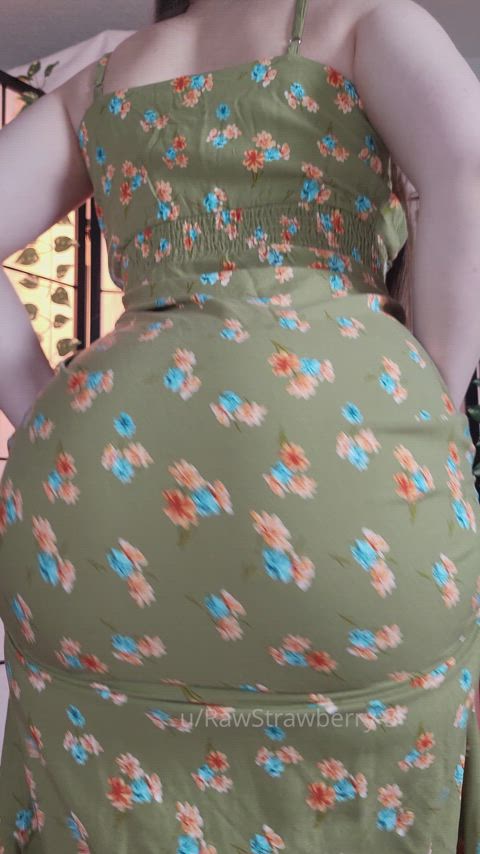 My sundress is hiding a big surprise