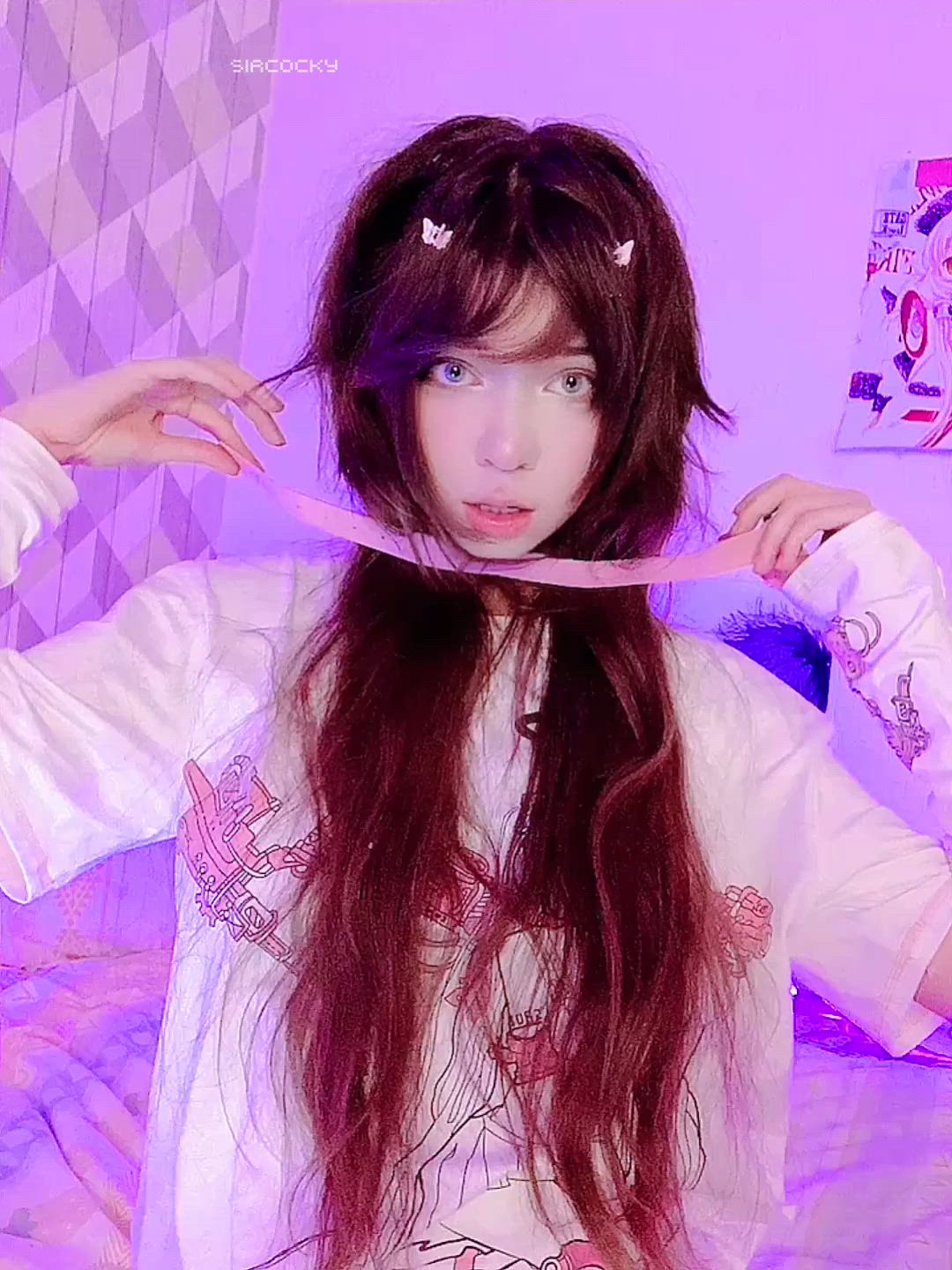 Ahegao, Amateur, Choke, Choker, Choking, Cute
