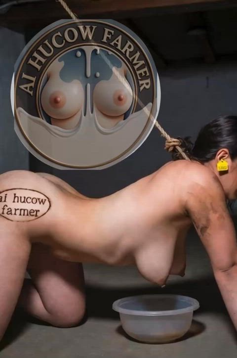 My stamped cow gave a lot of milk today.