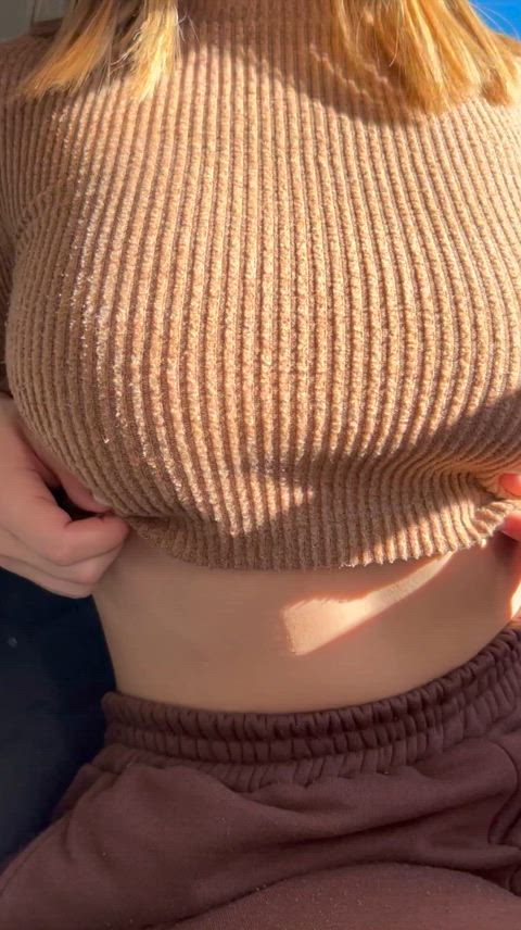 Big Tits Huge Tits Natural Tits On/Off Tits Porn GIF by hornybunnygf