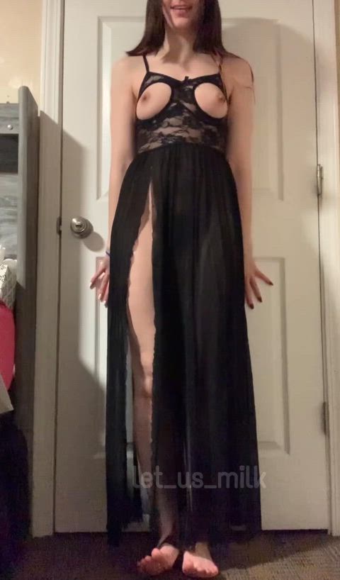 I can’t wear black lingerie since it hides my bush