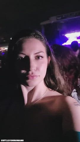 Big Ass Big Tits Compilation Dancing Exhibitionist Festival Flashing Public Teen Porn GIF by duromami