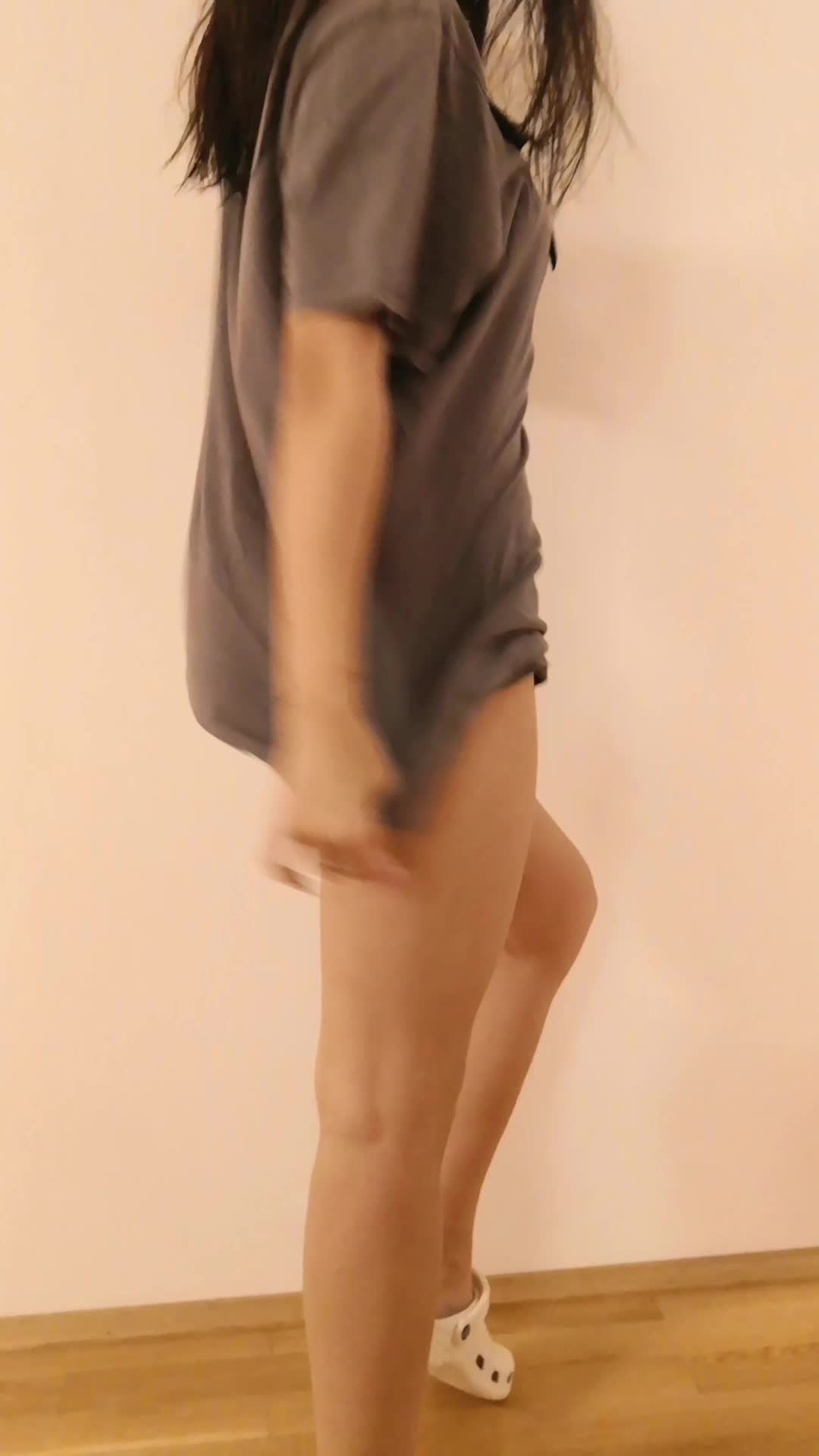 I hope my first gif starts making you hard for more of my 19y chinese body.