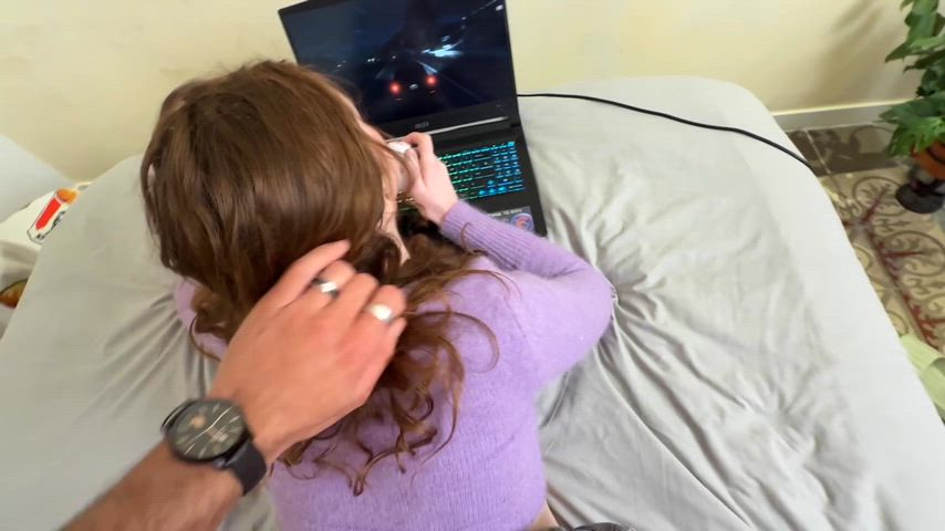 He can fuck me anytime, just as long as he doesn’t distract me from the game