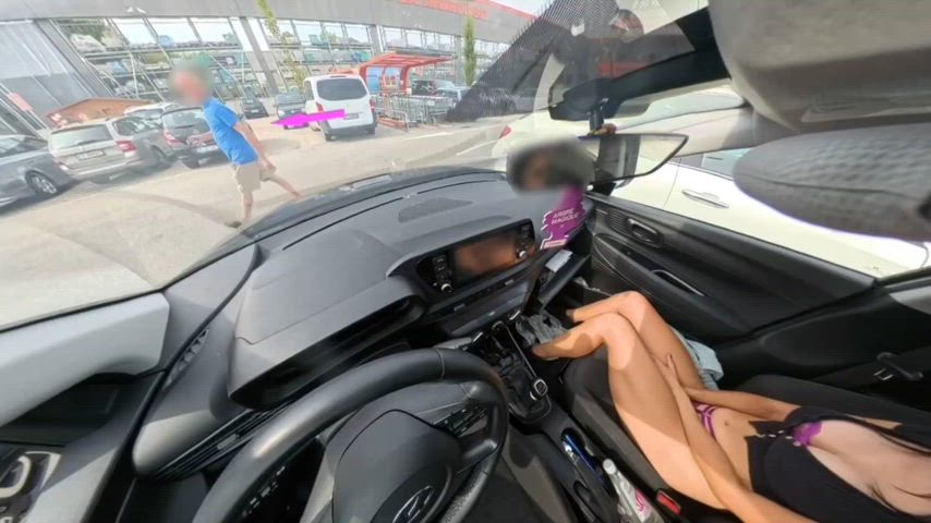 Just CAUGHT MASTURBATING in a parking with a toy 🙈 it was so embarrassing and exiting