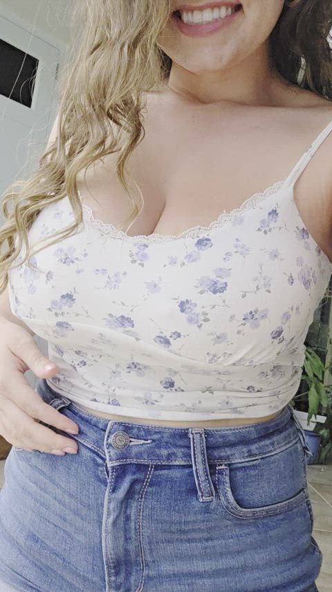 Big Tits Boobs Bouncing Tits Erect Nipples Huge Tits Natural Tits Nipples Tit Worship Tits Titty Drop Porn GIF by lamsinka89