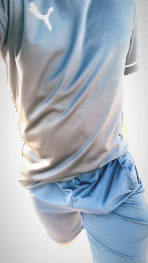 Whipping it out at a beach