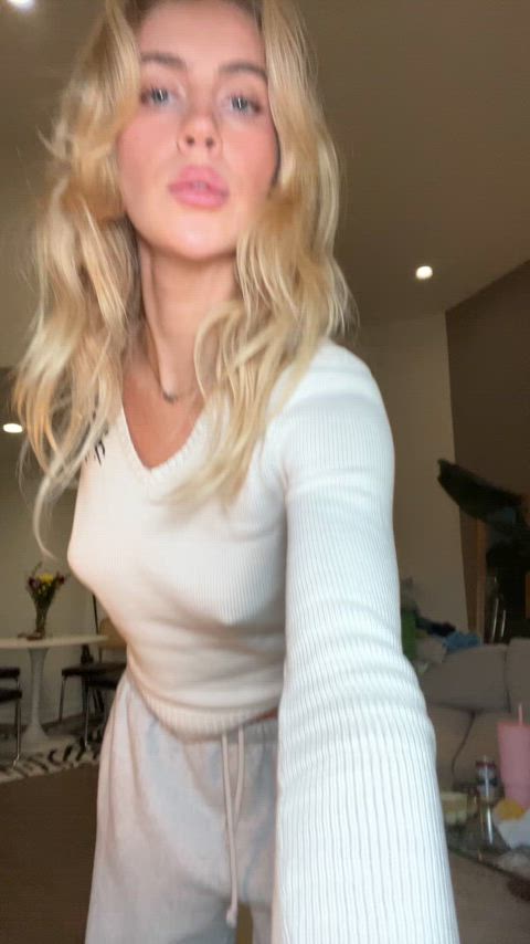 Amateur Blonde Boobs Braless Dancing Nipples Tits Porn GIF by jeffpitch
