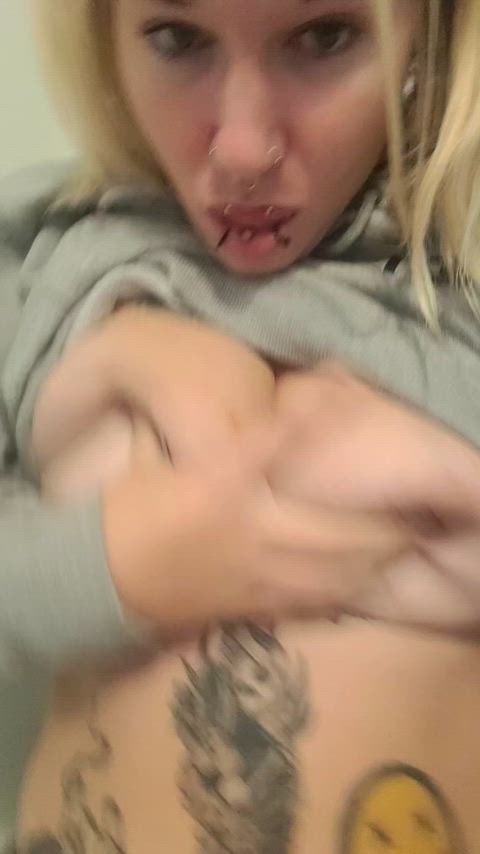 I want you to play with my big pierced jugs