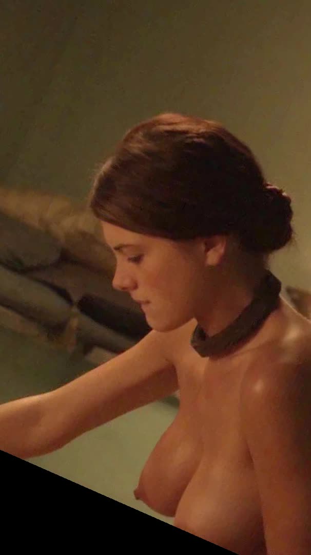 Laura Surrich Slo-mo Jiggle in Spartacus