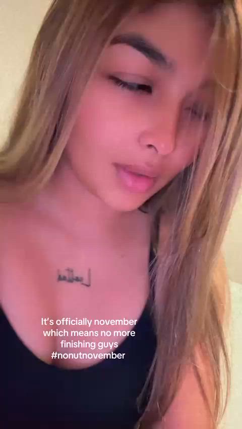 How's your no nut november going?