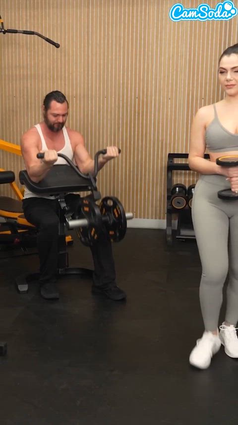 Thick MILF Gets Her Ass Pounded in Public- Anal Creampie At the Gym