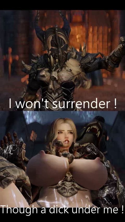 《Three Rose of Skyrim》 Chapter 25：女戰士誓守大門、胯下激戰狼人