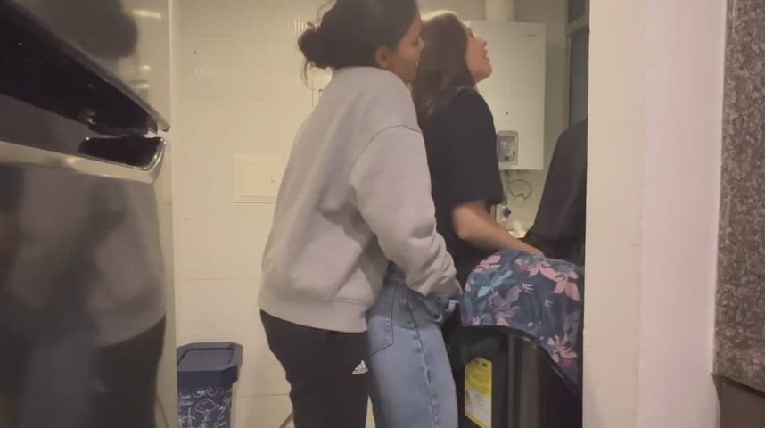 Dry Hump Humping Lesbian Lesbians Porn GIF by redrider45