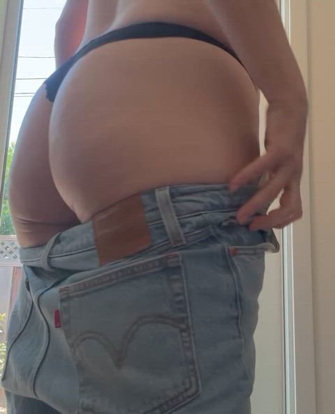 It’s always a struggle getting my jeans on