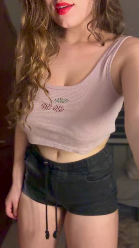 Big Tits Boobs Bouncing Bouncing Tits Huge Tits Natural Tits Shorts Tank Top Tits Titty Drop Porn GIF by lamsinka89