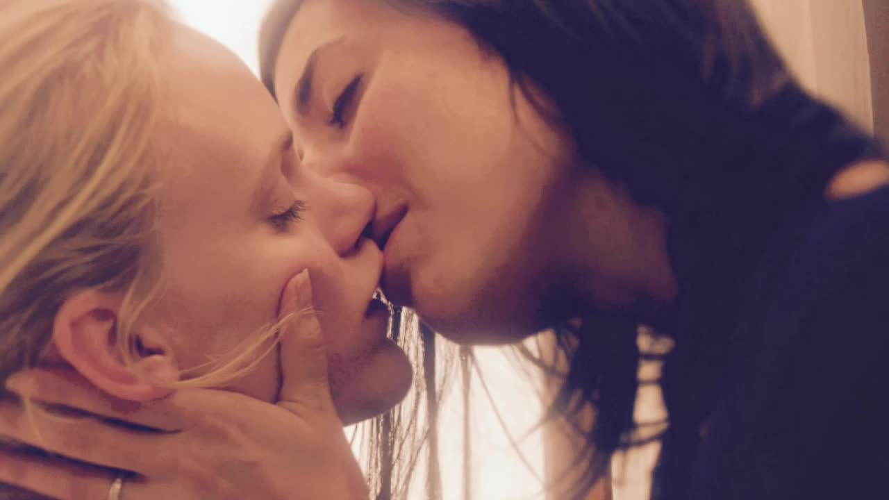 Ruth Vega Fernandez and Liv Mjönes in Kiss Me part 1