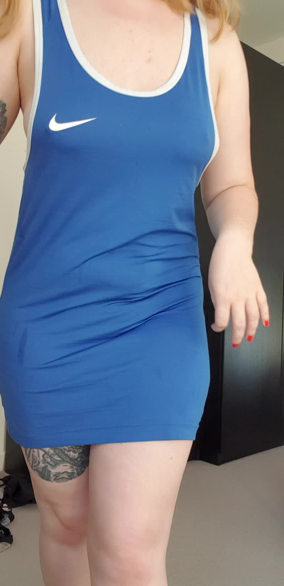 I never wear underwear under this dress