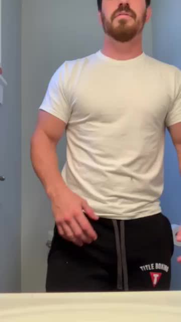 Hit a follower milestone, so I took my clothes off