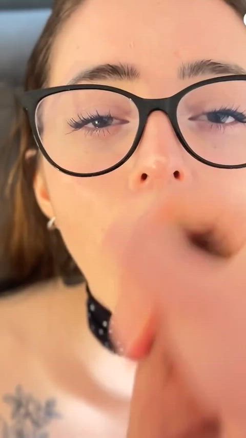 Amateur Big Dick Cum Cum In Mouth Cumshot Cumshots Facial Glasses Homemade Teen Porn GIF by acela