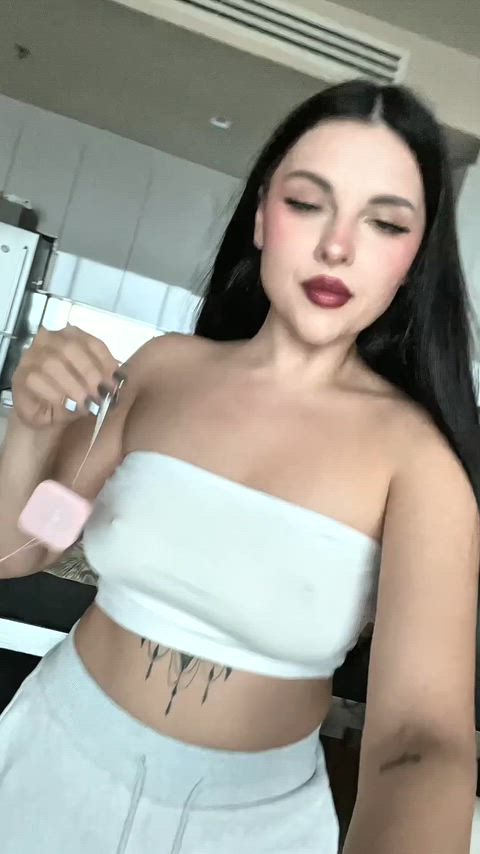 Small shrimp energy kneeling proudly for Goddess