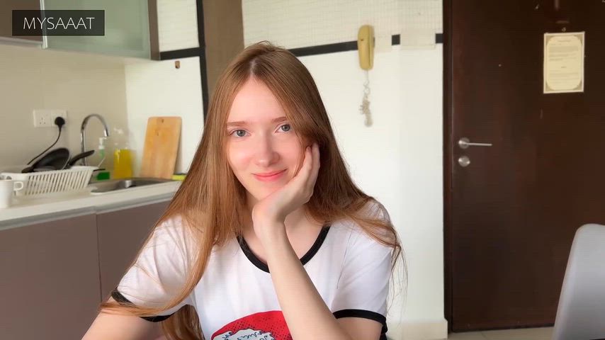 Tiny redhead stepsis has to do some sucking and fucking