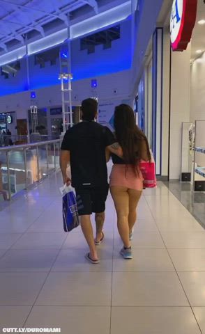 Amateur Big Ass Exhibitionist Public Pussy Real Couple Stranger Upskirt Voyeur Porn GIF by duromami