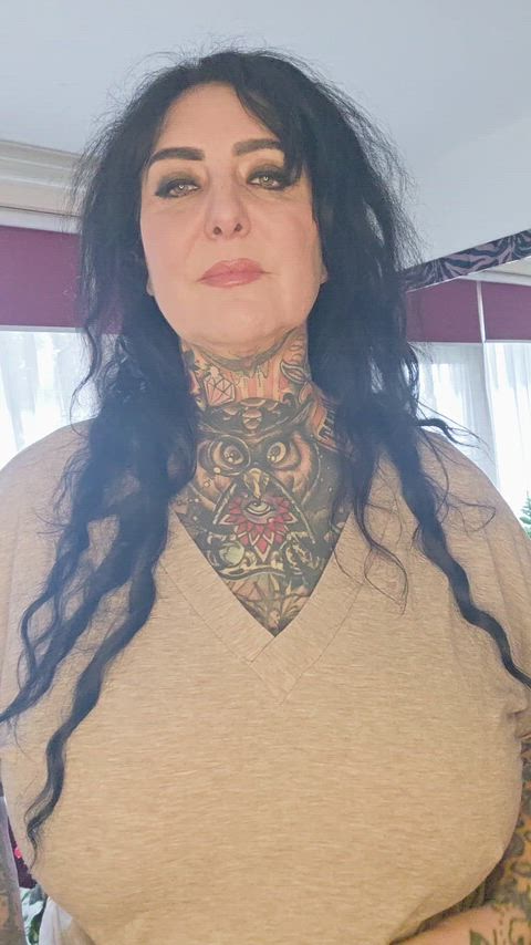 Big Tits Brunette OnlyFans Porn GIF by tattoobayo
