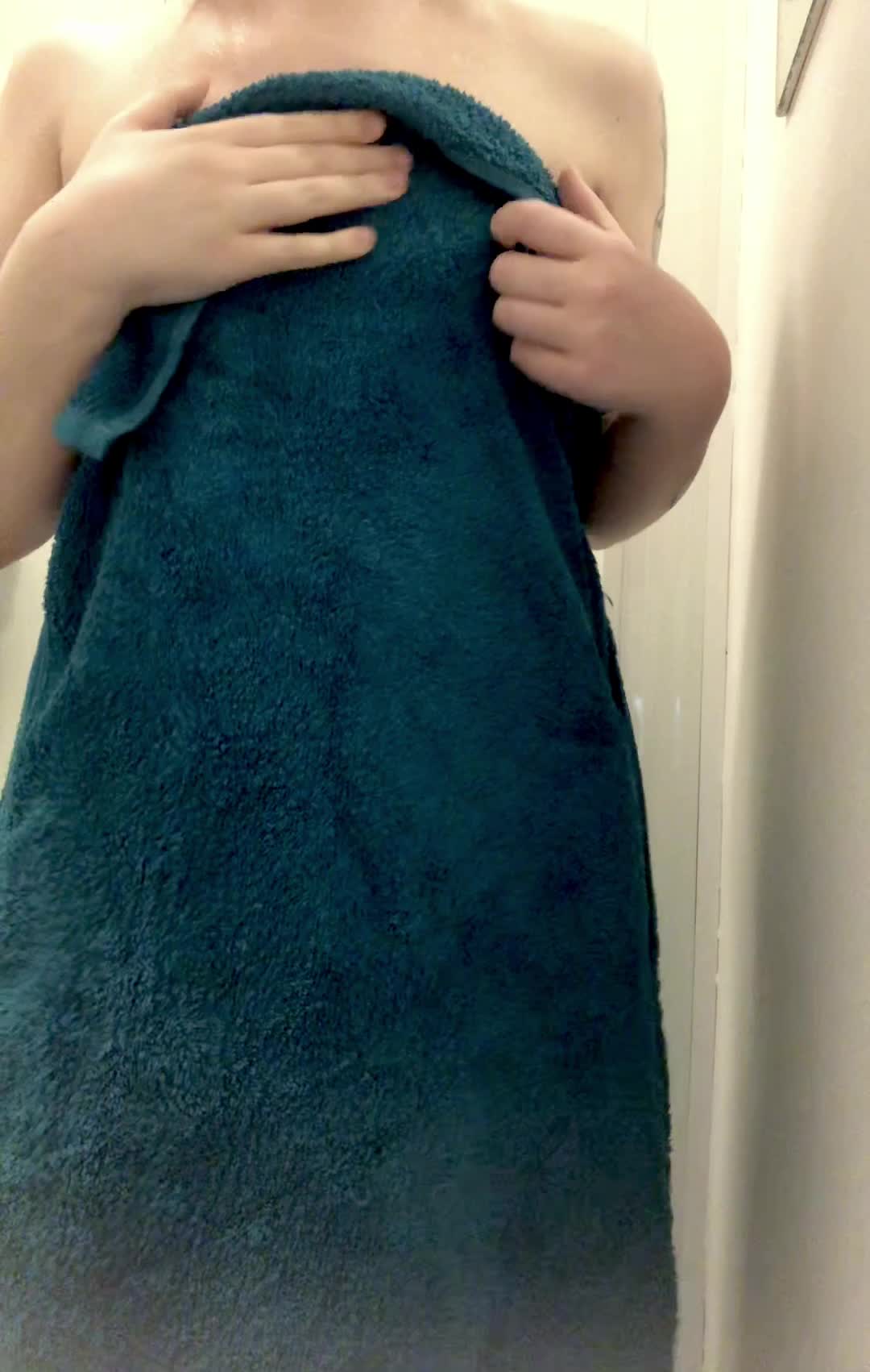 Dropping my towel for you..
