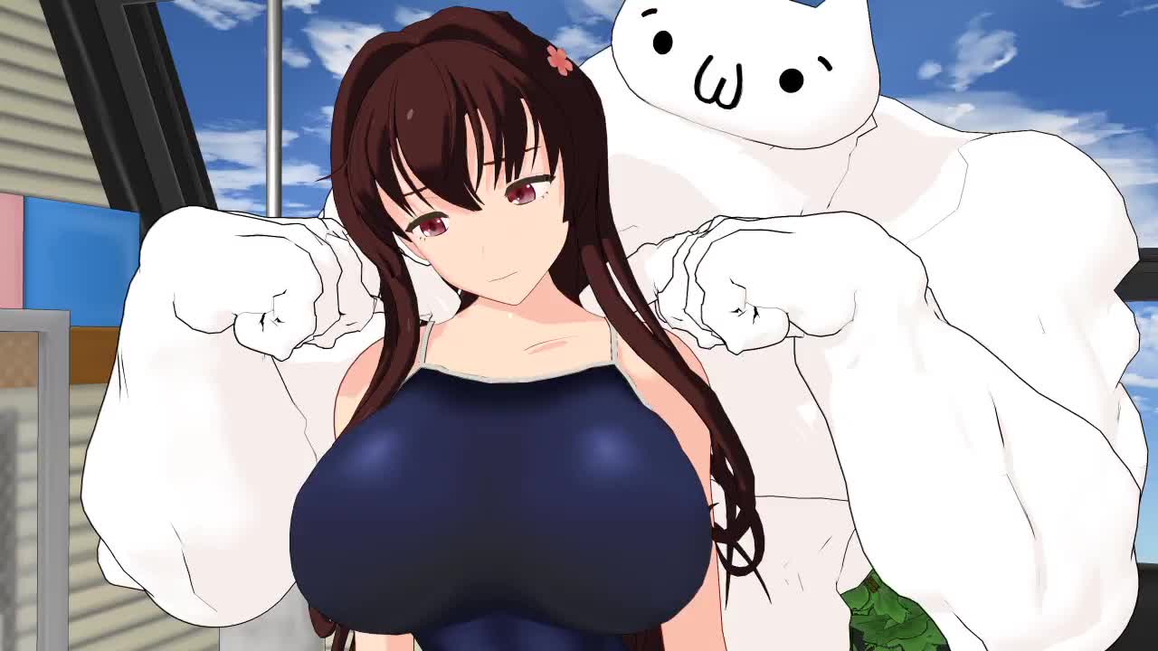 Teasing and revealing big tits