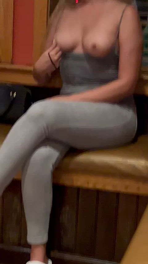 Amateur Boobs Exhibitionism Exhibitionist Flashing Nude Petite Public Tits Wife Porn GIF by populardick