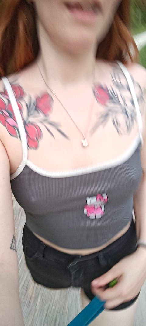 Walking like this to get my daily stares