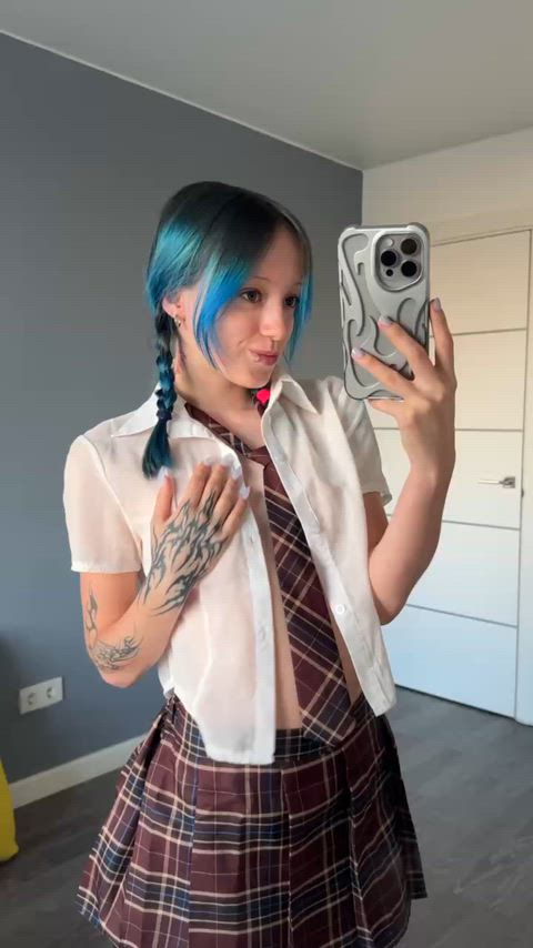 New outfit for college. Like it?