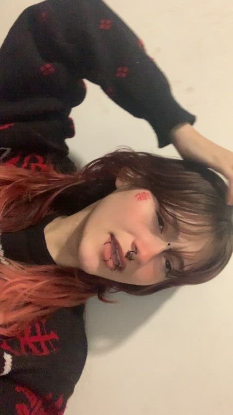 Did u like my new face tattoo?? Go subscribe to my fansly 60% off and my telegram is @lilith_0823 thumbnail