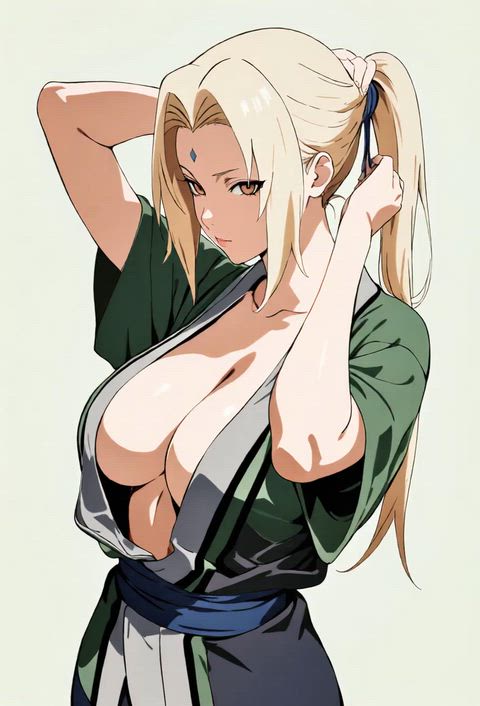 Tsunade undressing for you 😉 [AI] (www.anione.me)