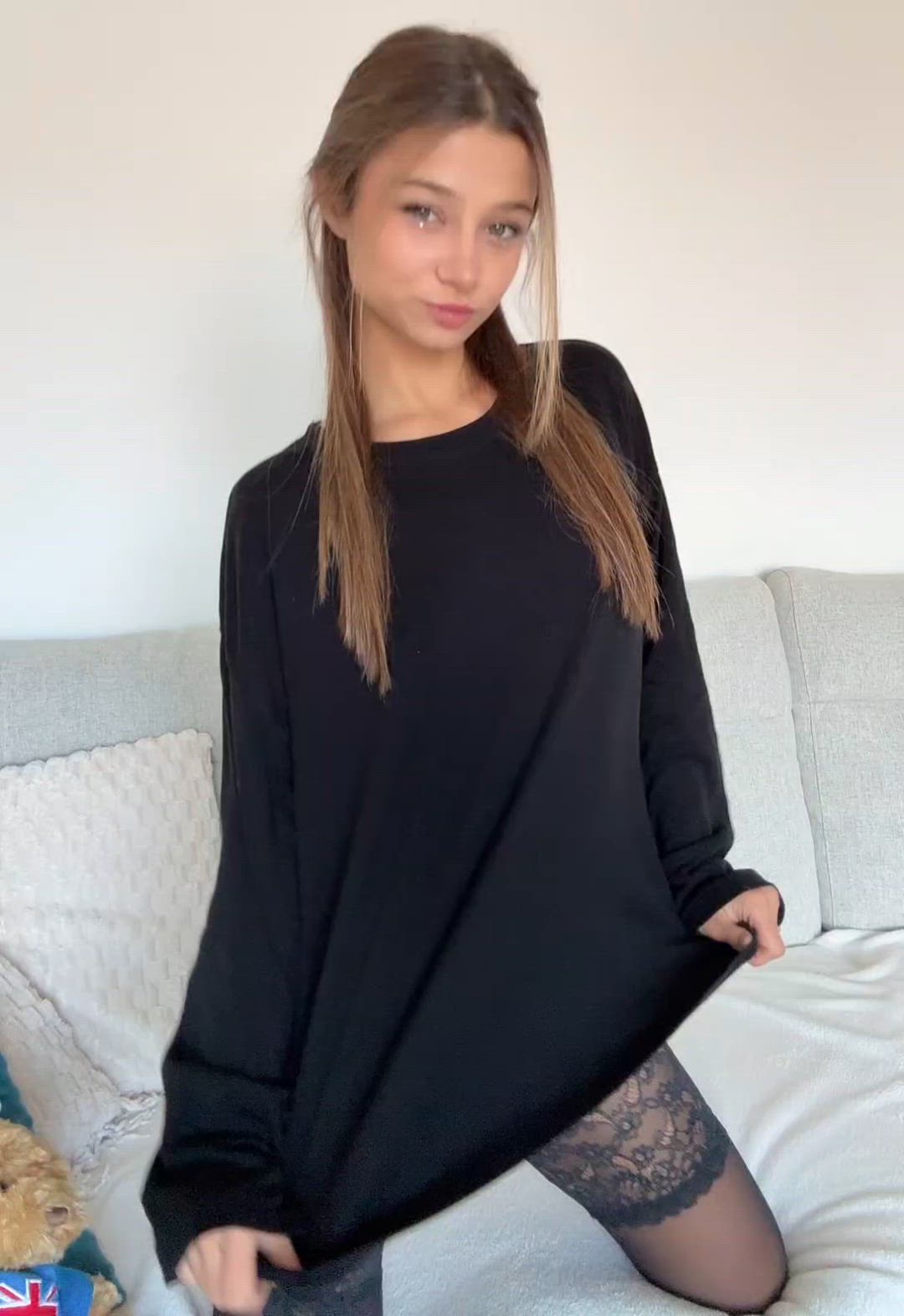 Tiny titty reveal