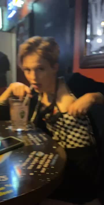 At the bar