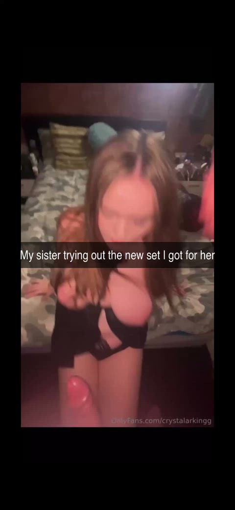 its not incest if im testing out her lingerie with her