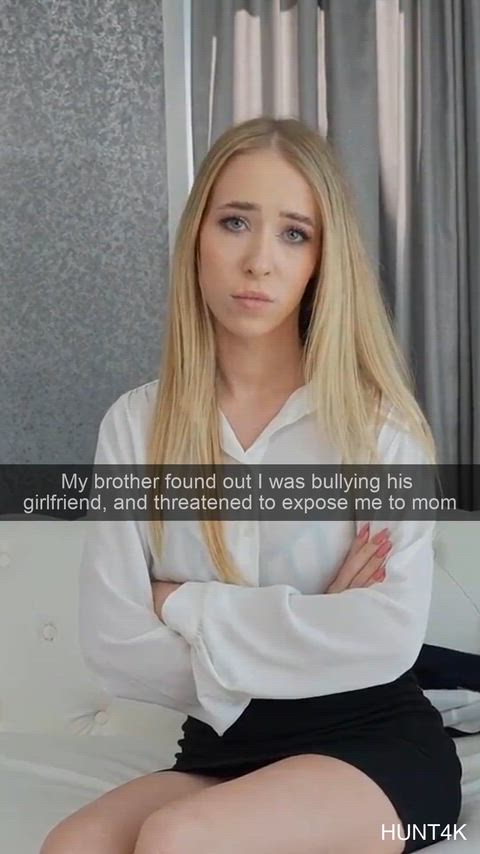 My brother found out I was bullying his girlfriend, and he punished me for it