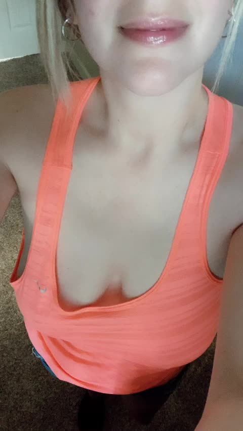 Working from home. I’m making myself put on a bra so I won’t be such a distraction to myself 😂