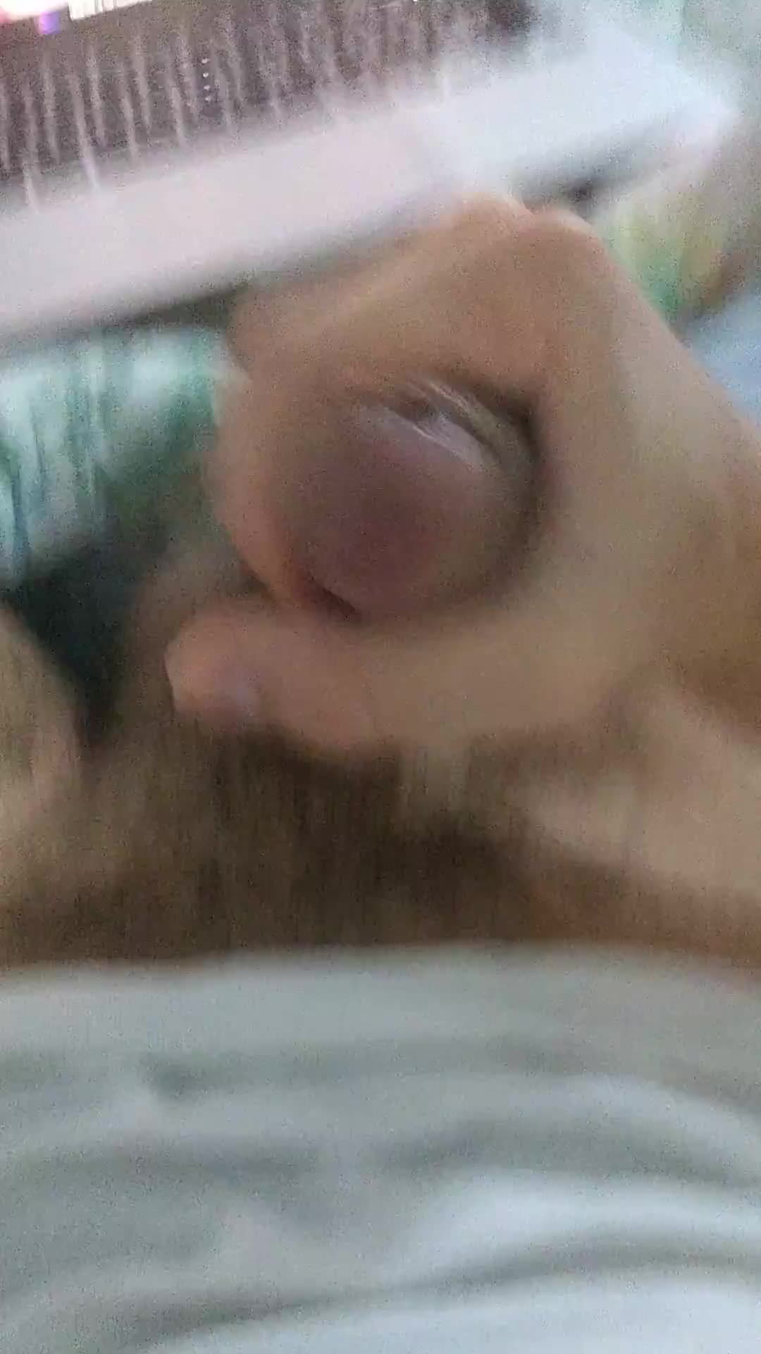Close-up cumshot