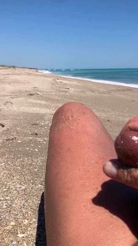 So excited to be at the beach