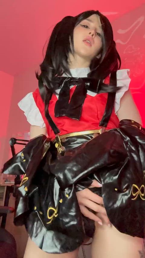 18 Years Old Cosplay Cute Homemade NSFW Tease Teasing Teen TikTok Tiny Porn GIF by mystpetal