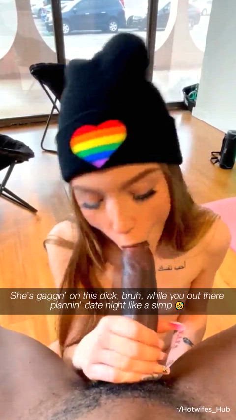 U planning date while she kneels for BBC