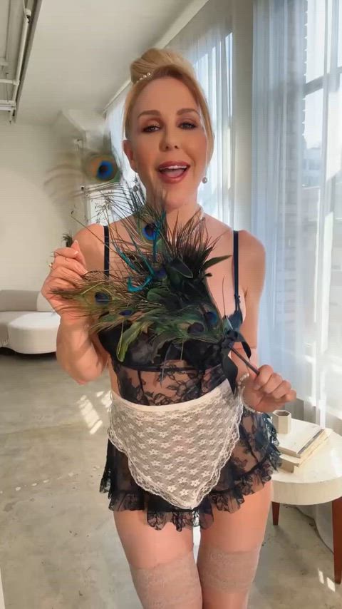 19honeysuckle 24/7 Big Tits Blonde Cougar MILF Natural Tits OnlyFans Role Play Tease Porn GIF by lustraluxe