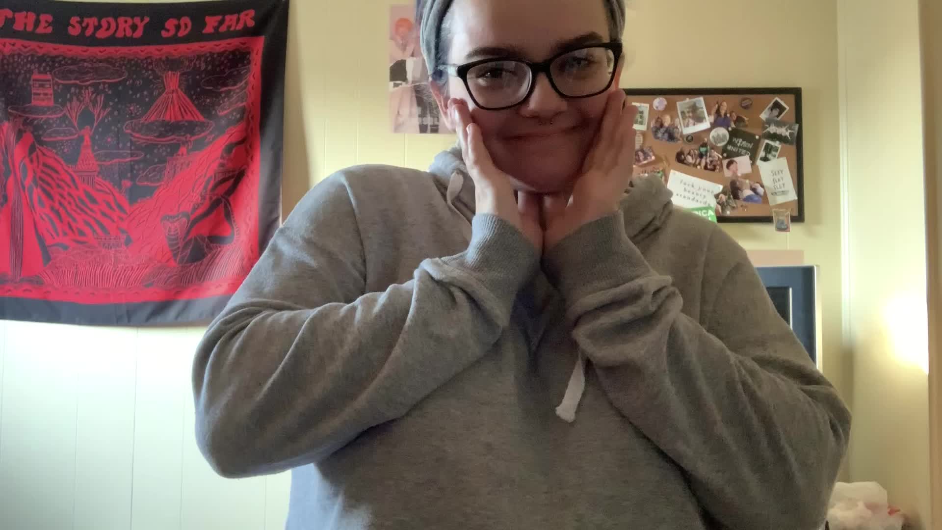 My first face reveal 😬